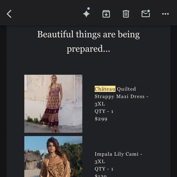 SPELL Château Quilted Strappy Maxi Dress - 3XL - Picture 17 of 17